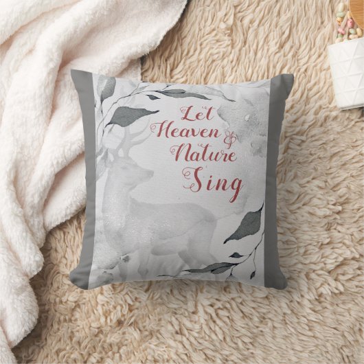 天と自然が歌う、クリスマス・キャロル クッション (ブランケット)