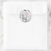 天と自然が歌う、クリスマス・キャロル ラウンドシール (バッグ)