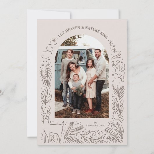 天と自然が歌う シーズンカード (正面)