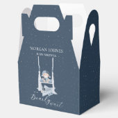 天にかわいいクマの赤ちゃんシャワー フェイバーボックス (オープン)