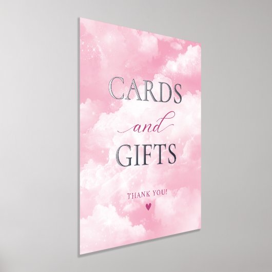 天にも昇るようなカード＆ギフト シーズン 箔ポスター (レイダウン)