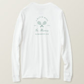 天に二物 与えられたバチェロレッテ Tシャツ (デザイン裏面)