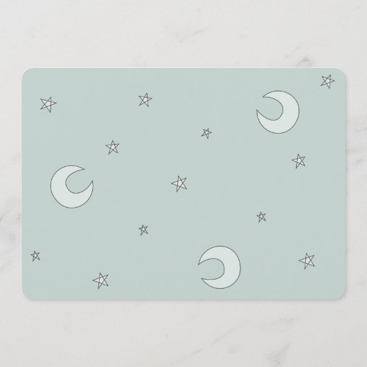 天に昇る星 案内状 (裏面)