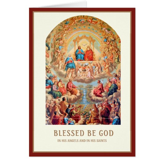 天のすべての聖人の宗教的な誕生日 (正面)