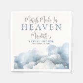 天のめぐりあい～ブライダルシャワー スタンダードカクテルナプキン (正面)