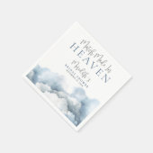 天のめぐりあい～ブライダルシャワー スタンダードカクテルナプキン (角)