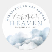 天のめぐりあい～ブライダルシャワー ラウンドシール (正面)