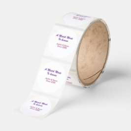 天のめぐり合わせの紫とマウブ (年)から ラウンドシール