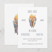 天のめぐり合わせ バチェラーXパーティー 招待状 (正面/裏面)