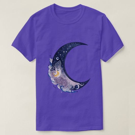 天のエレガンス複雑な水色タトゥーデ Tシャツ (デザイン正面)