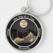 天のカスタム崇高の節目の贈り物 キーホルダー (正面)