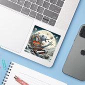 天のカニス・ピアニスト シール (ノートパソコンとiPhone)