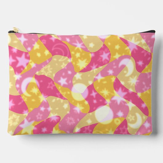 天のキャンディの渦巻き アクセサリーポーチ (正面)