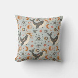 天のクジラ ボヘミアンパターン クッション