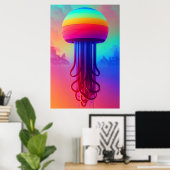 天のケンゲージクラゲ ポスター (ホームオフィス)