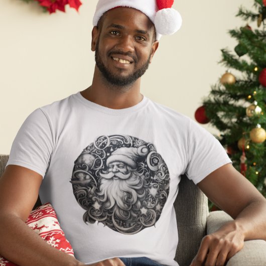 天のサンタ クリスマス Tシャツ