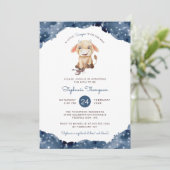 天のスコーピオ 占星術 ベビーシャワー 招待状 (スタンド正面)