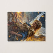 天のセンチネル – 夜明けの天使と神のみ ジグソーパズル (横)