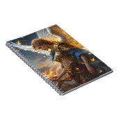 天のセンチネル – 夜明けの天使と神のみ ノートブック (右側)