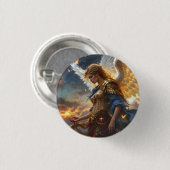 天のセンチネル – 夜明けの天使と神のみ 缶バッジ (正面&裏面)