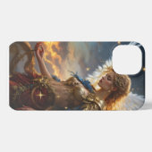 天のセンチネル – 夜明けの天使と神のみ iPhoneケース (裏面横)