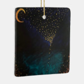 天のデザインクリスマスツリーの装飾 セラミックオーナメント (右)