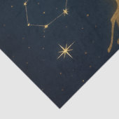 天のトナカイと金の星のオーナメント 薄葉紙 (詳細)