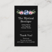 天のトリプルムーン女神QRコードありがとう 名刺 (正面)