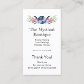 天のトリプルムーン女神QRコードありがとうBu 名刺 (正面)