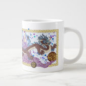 天のドラゴンの旗 ジャンボコーヒーマグカップ (右)