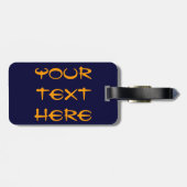 天のドラゴン ラゲッジタグ (裏面横)