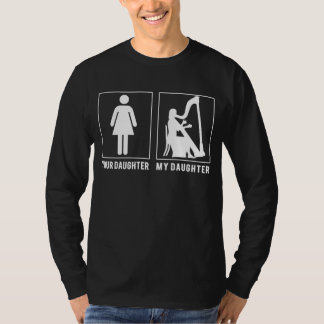 天のハーピスト:あなたの娘、私の娘冥王星 Tシャツ