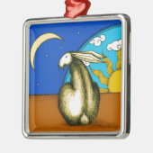 天のバニー メタルオーナメント (左)