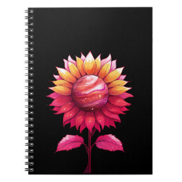 天のバラ黒 ノートブック