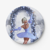 天のバレエダンサー ペーパープレート (正面)
