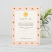 天のファンタジー　民俗的ディテール 招待状 (スタンド正面)