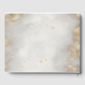 天のフローラムーン、金ゴールド星 ゲストブック (裏面)