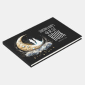 天のブライダルカップルのシルエット三日月 ゲストブック (コーナー)