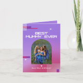 天のベストマミーエバー 母の日の写真 シーズンカード (正面)