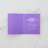 天のベストマミーエバー 母の日の写真 シーズンカード (内部)