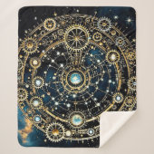 天のメカニズム宇宙アート シェルパブランケット (正面)