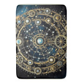 天のメカニズム宇宙アート バスマット (正面縦)