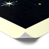 天のメカニズム宇宙アート ポスター (角)