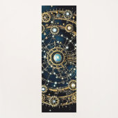 天のメカニズム宇宙アート ヨガマット (正面)