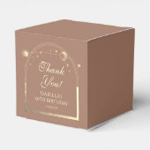 天のモカ金ゴールド太陽の月の星30th誕生日 フェイバーボックス (裏面サイド)