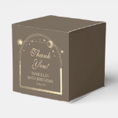 天のモカ金ゴールド太陽の月の星30th誕生日 フェイバーボックス (裏面サイド)