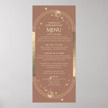 天のモカ金ゴールド太陽の月の星30th誕生日