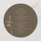 天のモカ金ゴールド太陽の月の星30th誕生日 メニュー (正面)