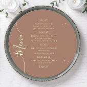 天のモカ金ゴールド太陽の月の星30th誕生日 メニュー