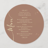 天のモカ金ゴールド太陽の月の星30th誕生日 メニュー (正面)